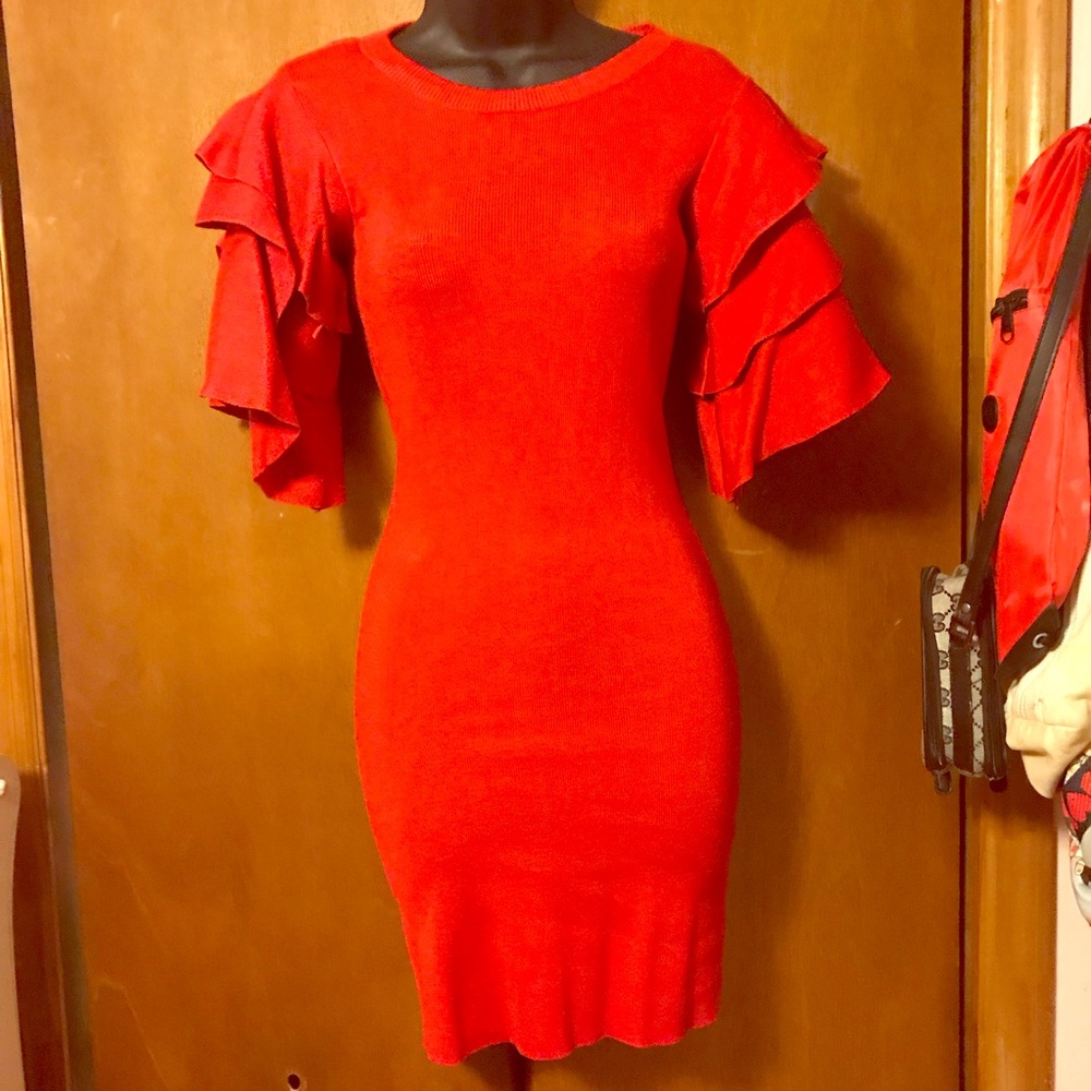 Beautiful red dress